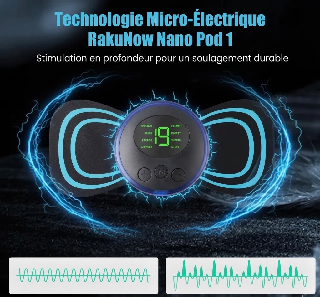 Nano Pod 1 | Stimulateur Musculaire EMS Haute Performance – RakuNow