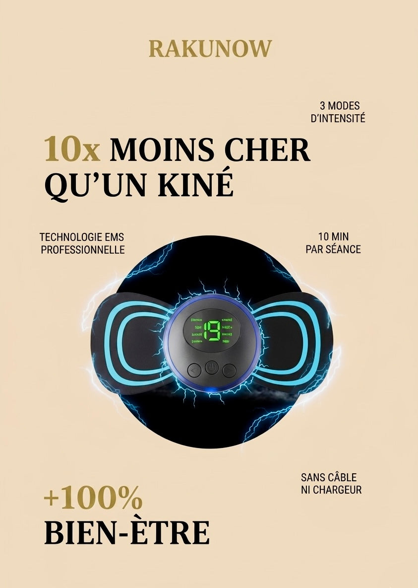 Nano Pod 1 | Stimulateur Musculaire EMS Haute Performance – RakuNow